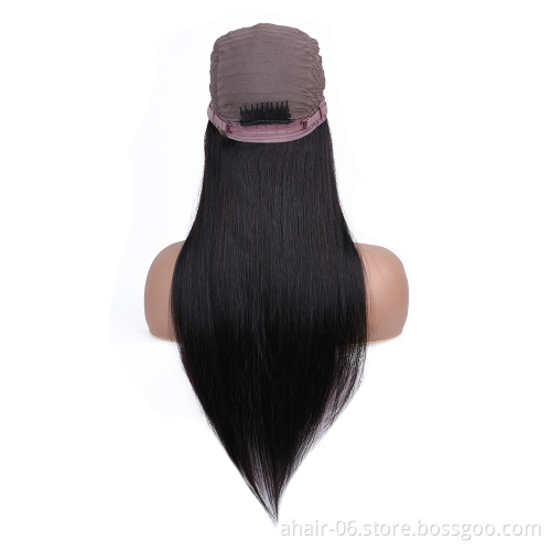 Fashionable 10A Nature Color Straight Head Band Wigs 10-28 Inch 100% Brazilian Human Hair Wholesale In Stock,100% Human Hair